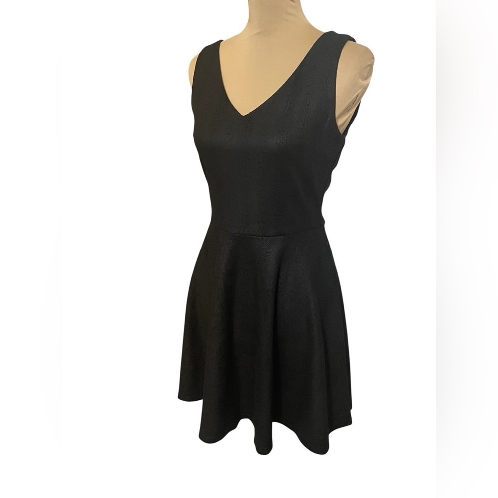 HARPER WREN ~ Eva Dress Blackout Snack Print NWT Medium